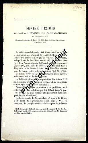 Numismatique 1900 denier - numismatique:,