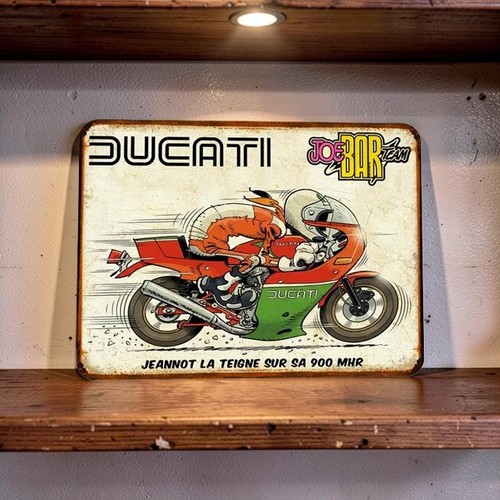 Plaque métal vintage - , bar