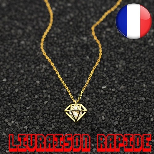 Collier origami cône strass - origami,