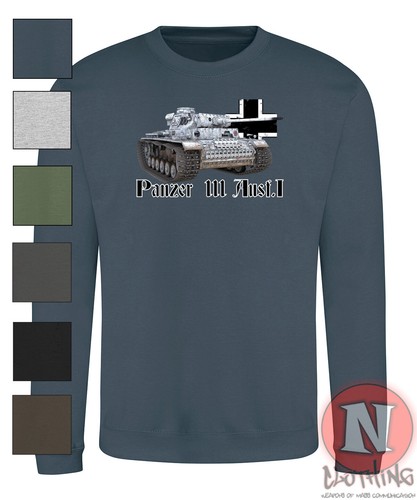 Sweatshirt panzer iii ausf - panzer,