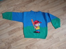 Pull Enfant Tricoté Main