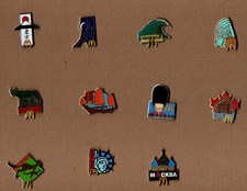 pin's Mac Donald's Monde (signés Arthus Bertrand) 11 versions au choix