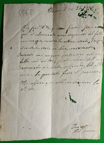 Xixe siècle lettre - lettre, À