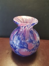 Vase SIGNER LA ROCHERE En Pâte De Verre 