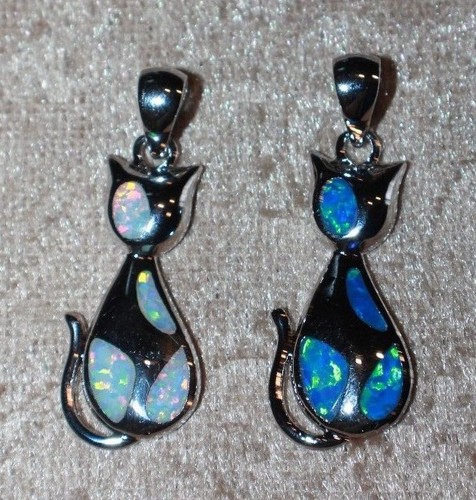Fire opal necklace pendant - fire,