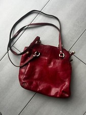 Sac à main pochettes femme KATANA cuir véritable Rouge Bordeaux