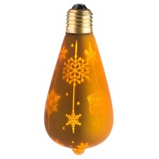 Ampoule DECO LED ST64 Doré/neige 0,5W E27