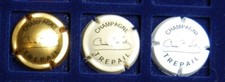 3 Plaque de muselet de champagne Beaufort Claude