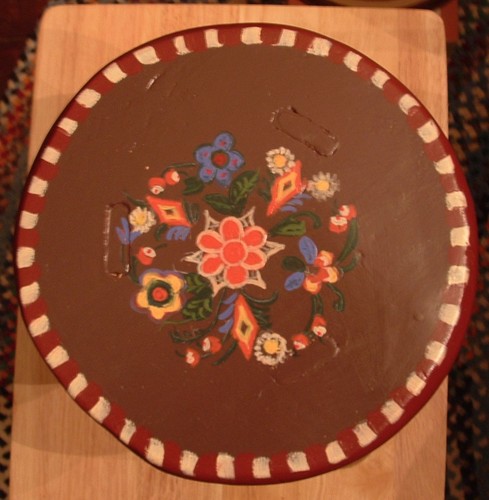 Small round wooden - wooden, hand
