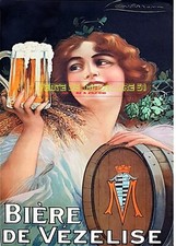 Bière - Brasserie de Vézelise 54- A3 plastifiée