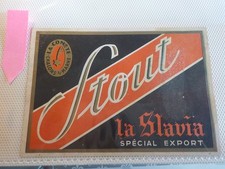 ETIQUETTE    BIERE  STOUT