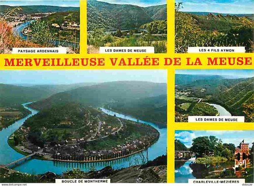 Carte postale ardennes - carte,