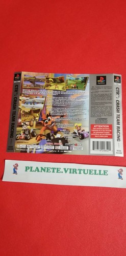 Jaquette arrière crash team - arriÈre,