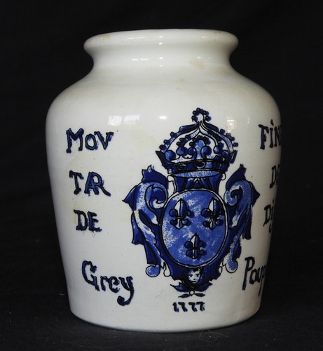Pot moutarde de - à, (de