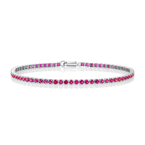 14k blanc rubis micro - blanc,