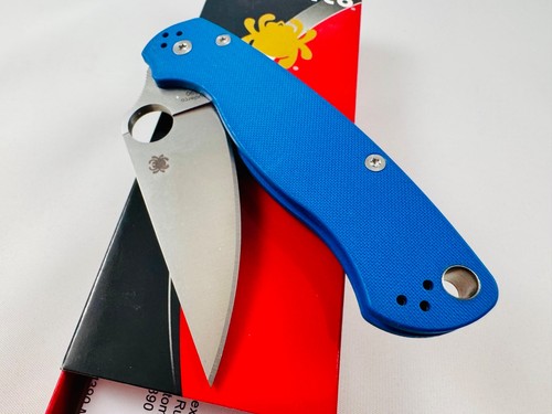 Spyderco paramilitary blue - spyderco,