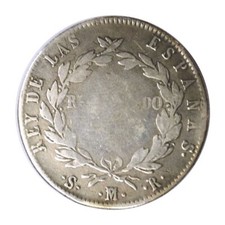Monnaie Argent Espagne 1821 10