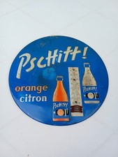 Thermomètre Publicitaire En Tôle Pschitt Années 60 Ancien