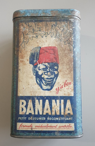 Boite banania ancienne - boite,