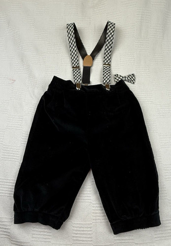 Vintage velvet kids black - velvet,