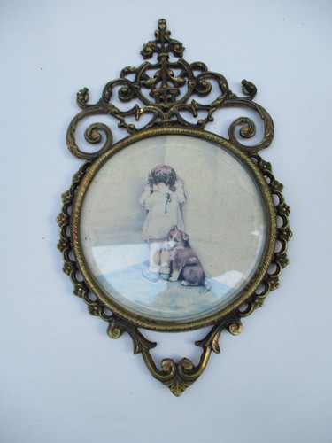 Magnifique ancien cadre - , ovale