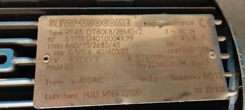 Moteur réducteur sew usocome - , sew-usocome
