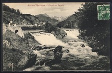 CPA Ax-les-Thermes, Cascade du Castelet 
