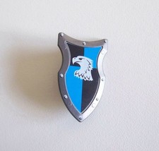 PLAYMOBIL MOYEN-AGE - Bouclier Gris Noir Bleu Chevaliers du Faucon 4014