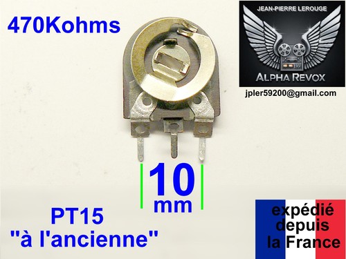 Trimmer 470k ohms - trimmer,