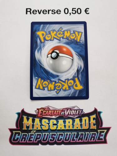 Carte pokémon reverse - carte,