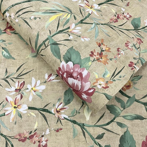 Papier peint vintage - papier, fleurs