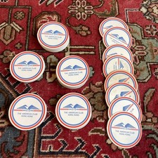 LOT DE 110 SOUS BOCK Bières THE AMERICAN CLUB HONG KONG VERS 1970 INTROUVABLES !