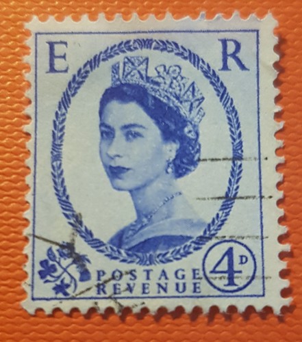Rare elizabeth postage 4d - postage,