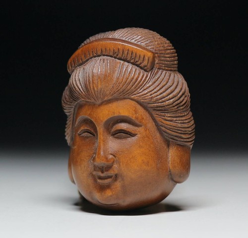 Ancien masque japonais - , netsuke
