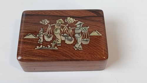 Petite boite cartes bois - petite, en