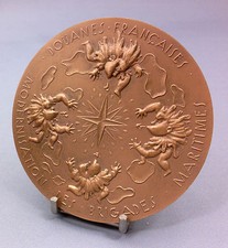 MEDAILLE EN BRONZE DOUANES