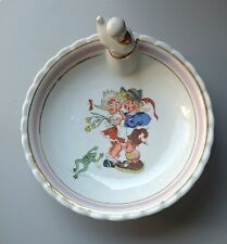 Assiette à  bouillie BERRY Compagnie Nationale de porcelaine avec son bouchon