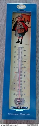 Plaque emaillee thermomètre - emaillee,