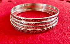 Lot 3 Anciens Bracelets Argent