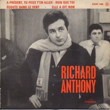 1 disque 45 tours EP vinyle RICHARD ANTHONY à choisir parmi le lot 1