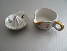 PETIT PRESSE CITRON  + TASSE PORCELAINE DECOR AVEC DORURE  voir photos 