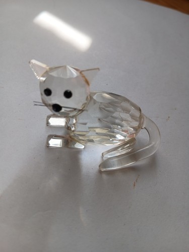Figurine chat swarovski - chat,