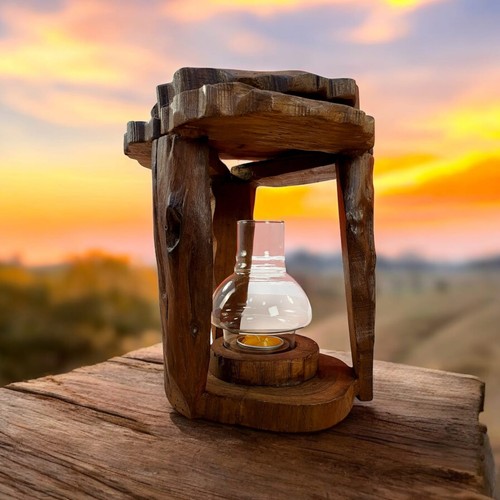 Lampe lanterne racine - À, en