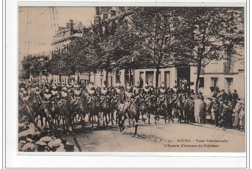 Rouen visite présidentielle - -,