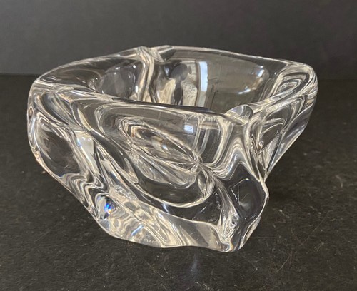 Cendrier cristal daum signé - cristal,