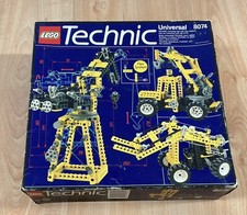 Lego vintage technic 8074 Universal Set with Flex System complet boite et notice