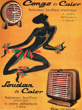 publicité Advertising  0922  1955    Calor   radiateur soufflant électrique