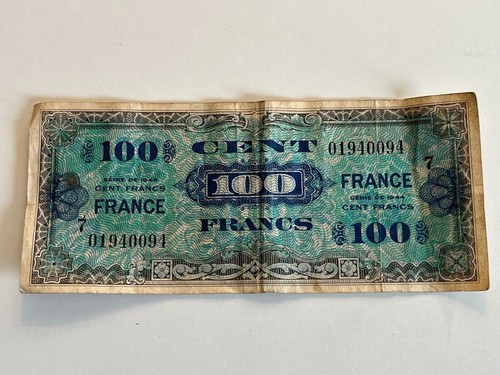 Billet ancien 100 - billet,
