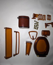 48 - ENSEMBLE DE SALLE DE BAIN 1970 1980  GROSFILLEX FUME Réf 1063