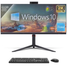 Tout En Un 30" Gaming 2K I5 Ram 16Go Ssd 480Go Gpu Gtx1660 6Go Windows 10 Pro